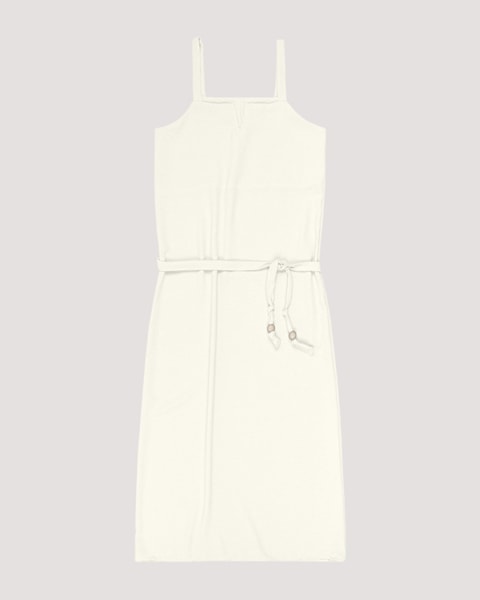 Vestido Midi em Tecido Crepe com Cinto Cereja Rosa