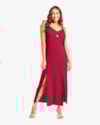 Vestido Midi em Tecido Viscose com Aberturas Cereja Rosa-12d36841-2a8d-4fe8-a3d7-efb3bcaf75ee