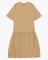 Vestido Midi em Viscose com Babado - Cereja Rosa - Trufa M-85e3275f-0e09-4f21-9f85-7406c521b4e0