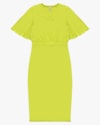 Vestido Midi em Viscose com Manga Flare - Cereja Rosa - Aspargo G-39739448-bf82-4008-852e-d2a1923835f0