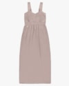 Vestido Midi em Viscose Linho com Alça Larga- Cereja Rosa - Bege G-664dd16e-0e6d-4954-b688-3763f8420a63