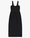 Vestido Midi em Viscose Linho com Alça Larga- Cereja Rosa - Preto P-4af91a5c-1742-477e-9bbd-7eb9e549546e