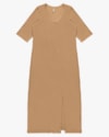Vestido Midi em Vsicose Trabalhada com Fenda - Cereja Rosa - Capim Dourado P-14044136-3e44-458e-b0eb-2b5c9c56fa6f