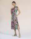Vestido Midi Estampado com Bolso - Cereja Rosa - Preto G-66c1f803-45a2-463c-a82f-c7d26a34fb93