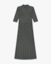 Vestido Midi Estampado em Malha Felpada - Cereja Rosa - Army-83878d57-020d-4f41-b416-a5cc257b612c