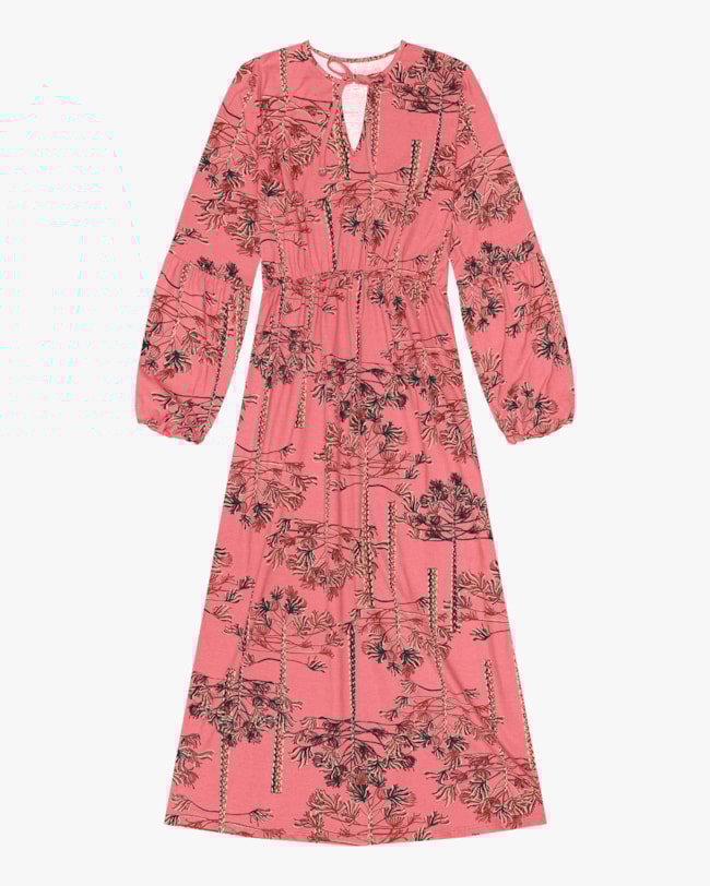 Vestido Midi Estampado em Meia Malha Cereja Rosa Blush-543335d8-2617-4628-8e08-acb37a07f403