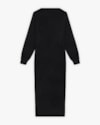Vestido Midi Feminino em Pelo Aveludado com Manga Longa - Cereja Rosa - Preto-7c473b29-8e44-4ac8-960d-fc2fb6cf2463