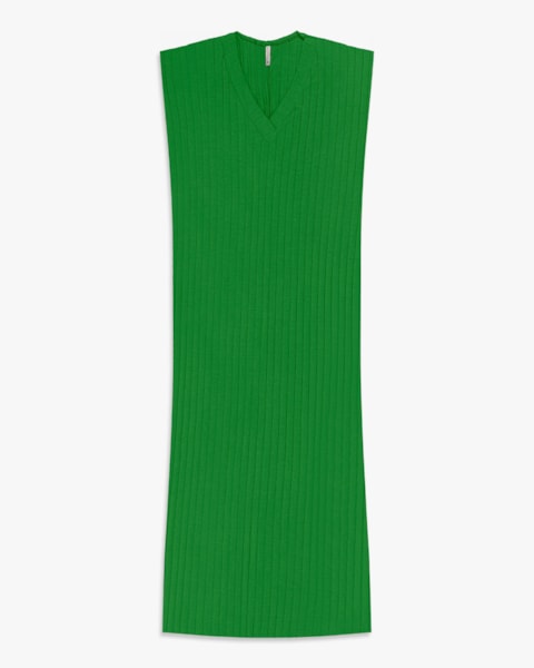 Vestido Midi Plus Size Canelado com Decote V - Cereja Rosa - Online