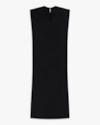 Vestido Midi Plus Size Canelado com Decote V - Cereja Rosa - Preto-edc7a0bb-dec2-47d2-b7cb-dbcd72a952f9