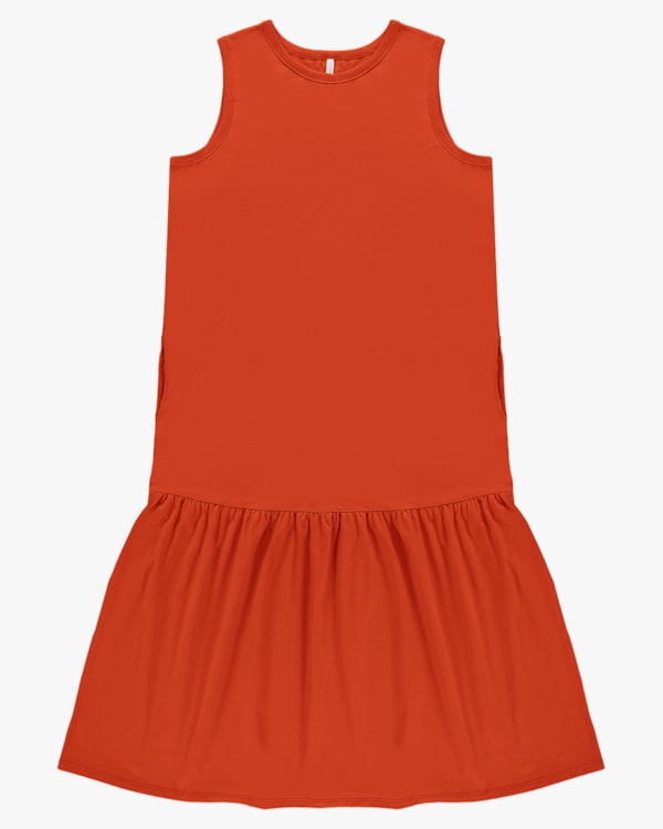Vestido Midi Plus Size com Bolso em Meia Malha - Carrot P