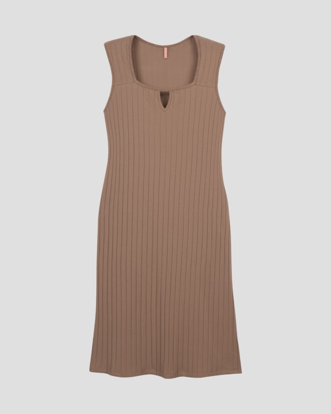 Vestido Midi Plus Size em Cotton Canelado Cereja Rosa Marrom-99ce9293-4c79-40ea-84a5-a782c8e9cecf