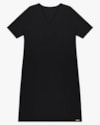 Vestido Midi Plus Size em Viscose com Bolsos - Cereja Rosa - Preto P-46e2950d-3639-4991-b7ed-8b91782a58af