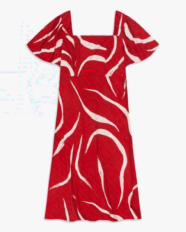 Vestido Midi Plus Size Evasê em Viscose - Cereja Rosa - Passione-ce0197bc-2e6f-4c44-8098-99b437f3b444