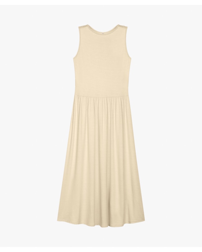 Vestido Midi Regata com Cintura Marcada - Cereja Rosa - Tapioca-0ffb6f42-240f-4bf4-b888-286489564f2c