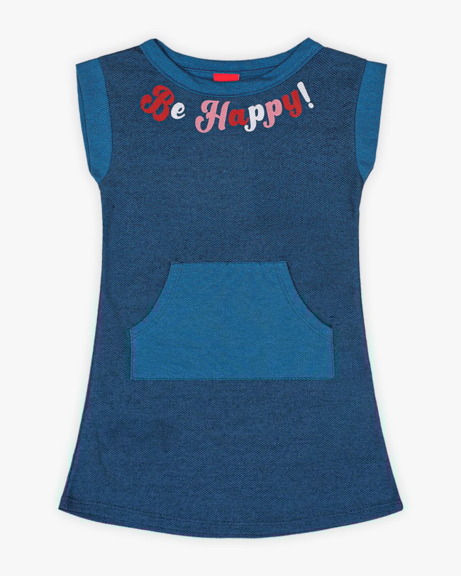 Vestido Muscle Tee Infantil em Moletinho - Kely Kety - Oxford-6acb74b3-ed8c-464e-bd42-9303f9fc84d6