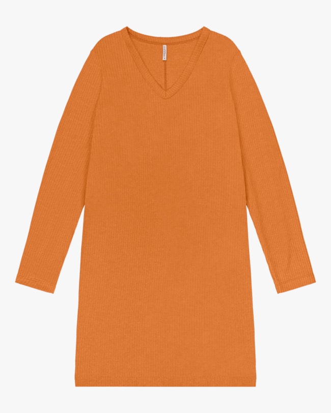 Vestido Plus Size com Manga Longa em Moletom Cereja Rosa Amarelo-050ed0e5-fde1-43f7-9cd5-e9c3a2766155